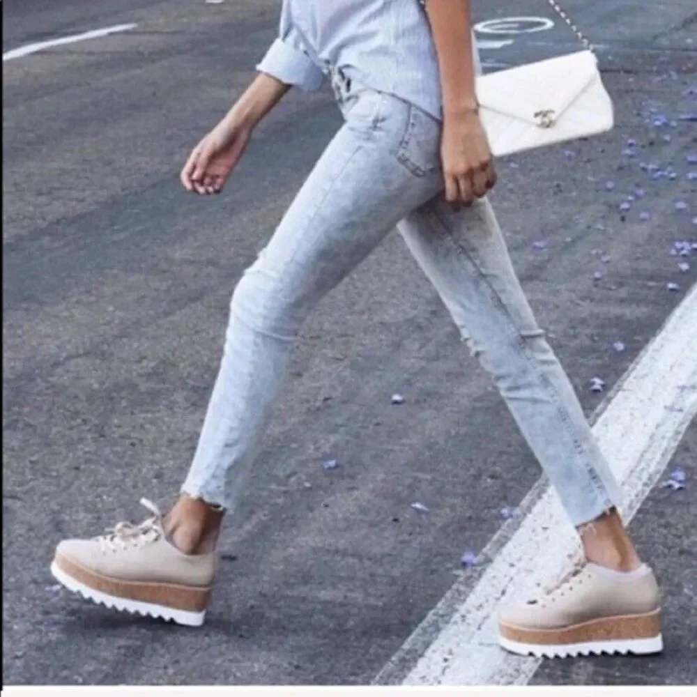NWOB Steve Madden Korrie Platform Leather Sneaker